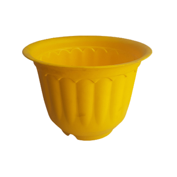 10 inches pot yellow