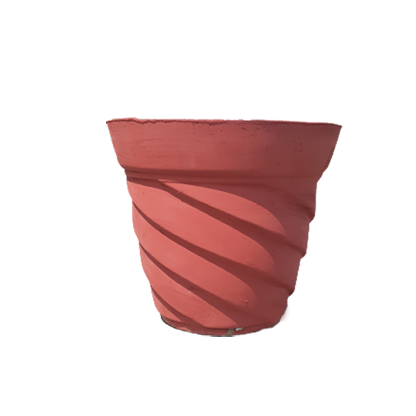  12 inches cemented/ twister pot